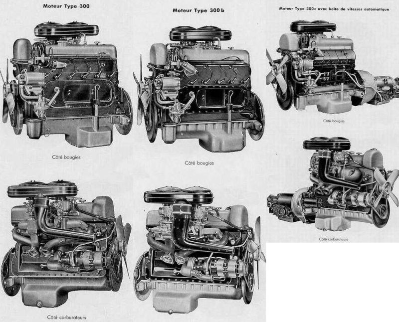 [Historique]Les Mercedes 300/300b/300c/300d (W186 W189) 1951-1962 Motorv10