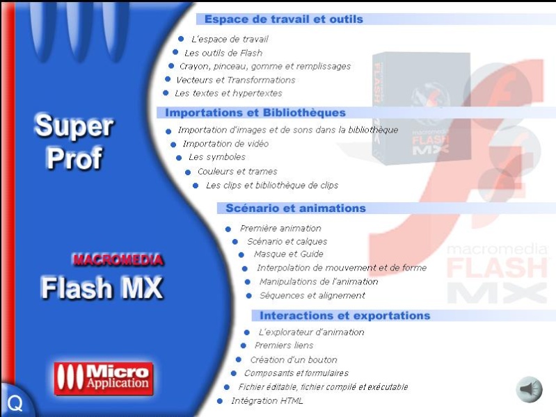 Formation Flash audio visuelle Flash10