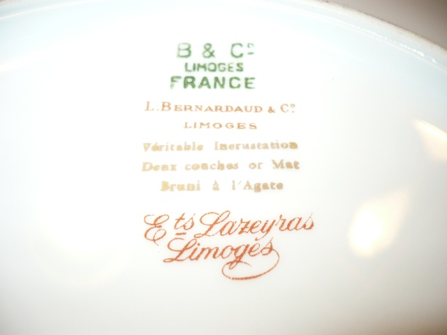 Une assiette en porcelaine Bernardaud P1040410