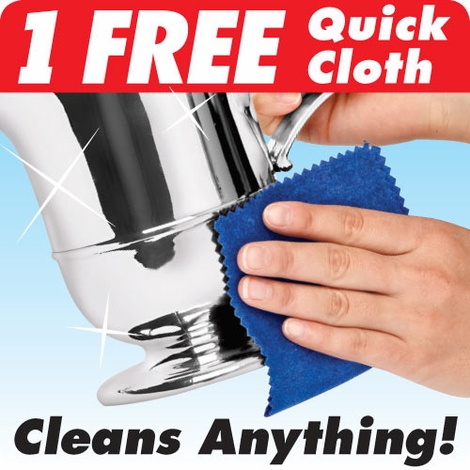 FREE Quick Cloth Cleaning Cloth From QCI Direct Cloth10