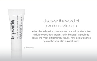 FREE Sample of La Prairie Cellular Eye Contour Cream Subscr10