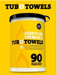FREE Sample of Tub O’Towels Tub-to10