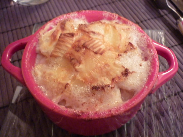 Tartiflette en mini cocottes