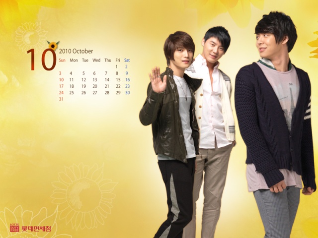 JYJ Calendario Lotte Duty Free Octubre 2126