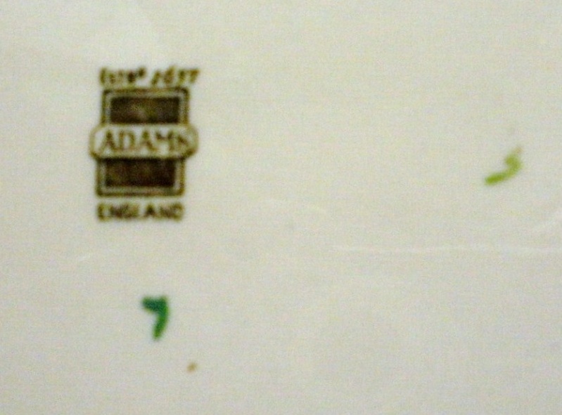 assiette Adams ENGLAND P8220114