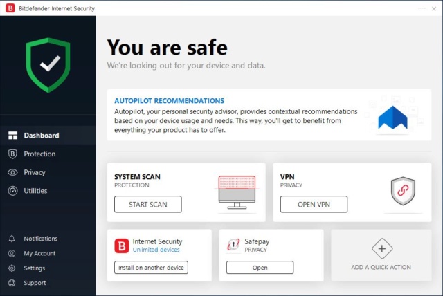 Bitdefender Internet Security 2019 - Network Threat Prevention Bitdef10