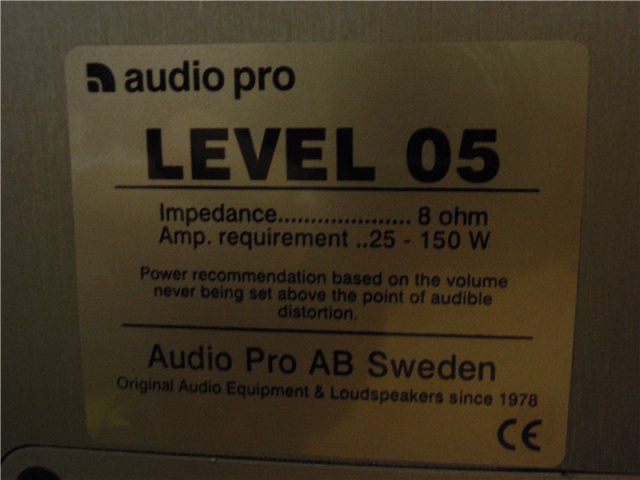 Audio Pro Level 05 Center P5080612