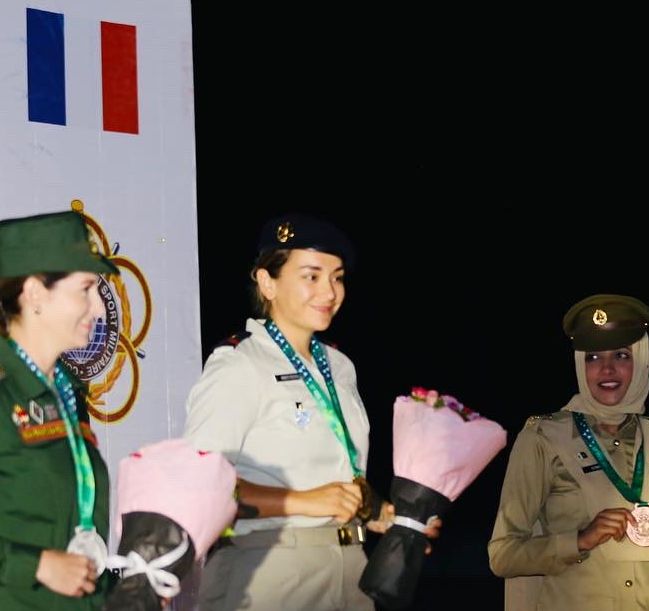 Lucie Anastassiou  championne du monde skeet CISM Pakistan 2 Image111