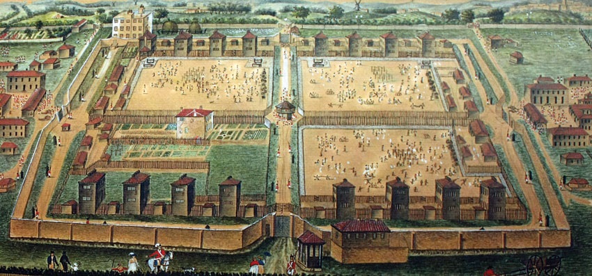 Les prisonniers de guerre français en Angleterre. Camp_d10