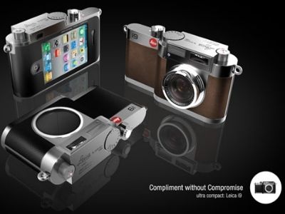 Un designer réunit Leica et Apple dans son concept i9 Iphone10