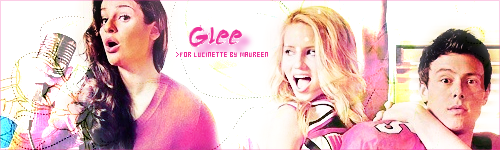 Bannière for Lµ¢iηeттє `♣ Glee10