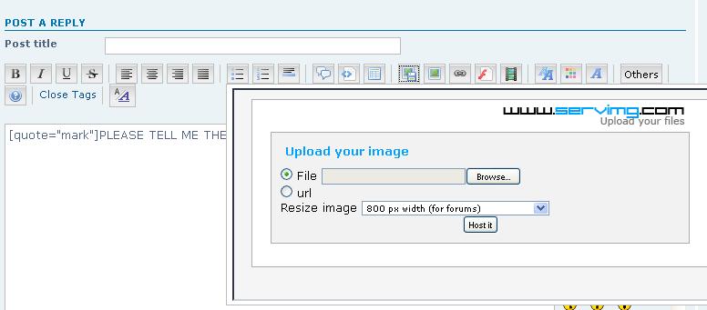 HOW TO UPLOAD A PICTURE Myimg111