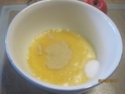 omelette aux de dés de  pommes sucrées Cuisse17