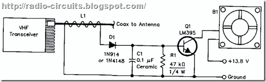 Circuito Automático de Refrigeração de Tranceptores Sensor10