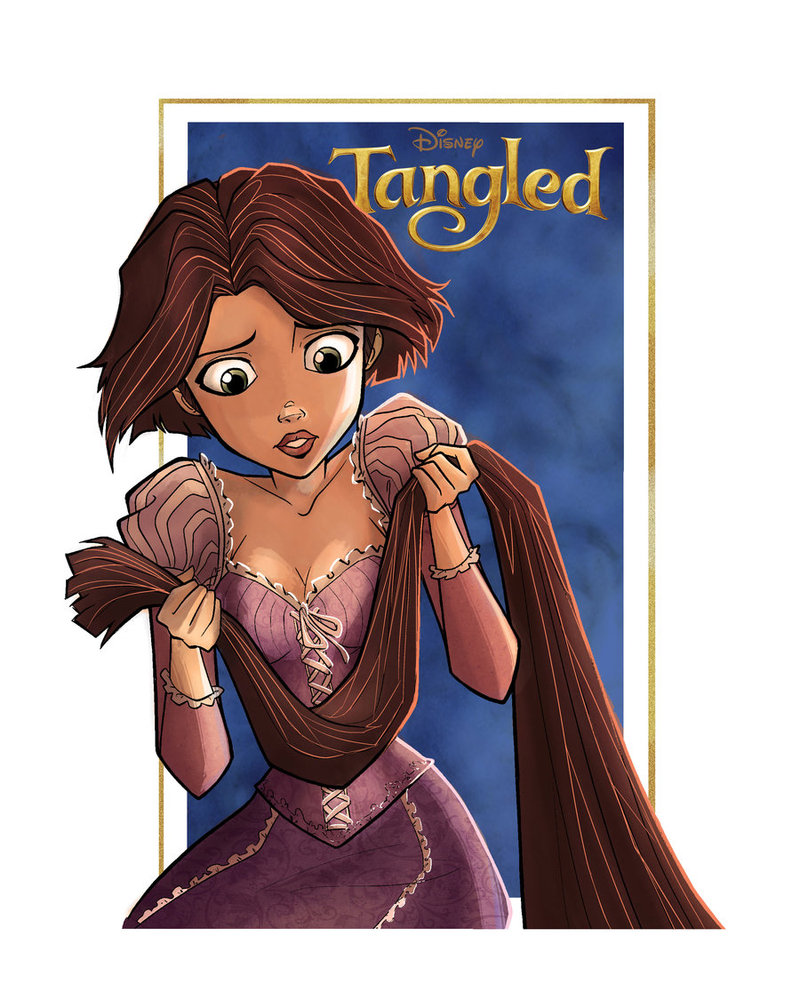 [Création / Dessins] La Tour de Raiponce : les fan-arts de la princesse sur le web ! - Page 4 Tangle12