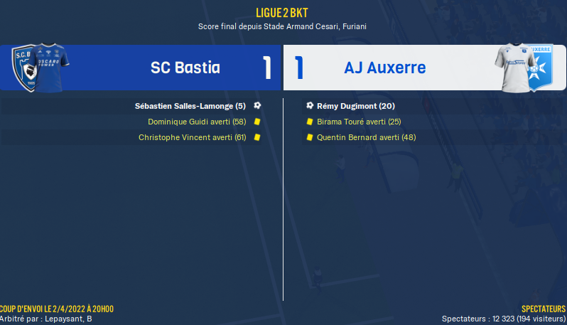 [FM22] SC Bastia | Squillaci aux manettes Foot1545