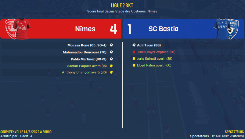 [FM22] SC Bastia | Squillaci aux manettes Foot1553