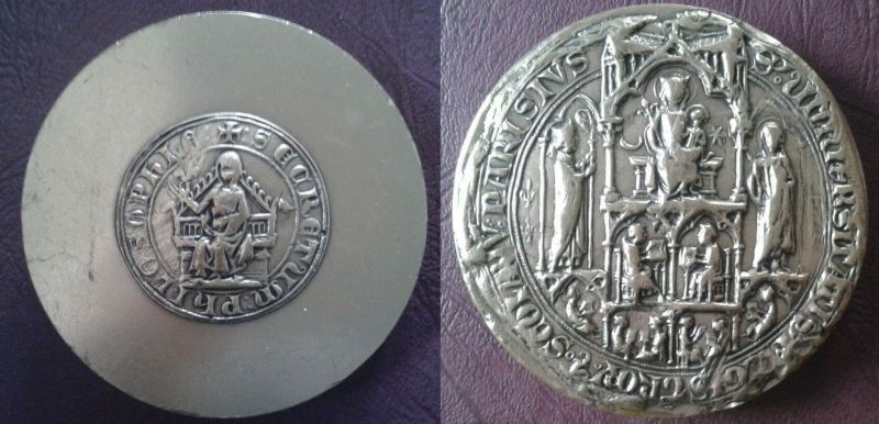 Médaille moderne "Sceau de l’Université de Paris" ... Medail10