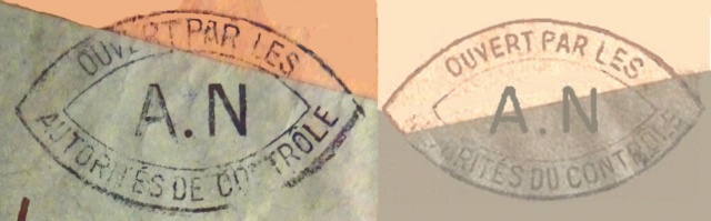 Cachet "DU" et "DE" contrôle utilisé à Alençon ! A_n_al10