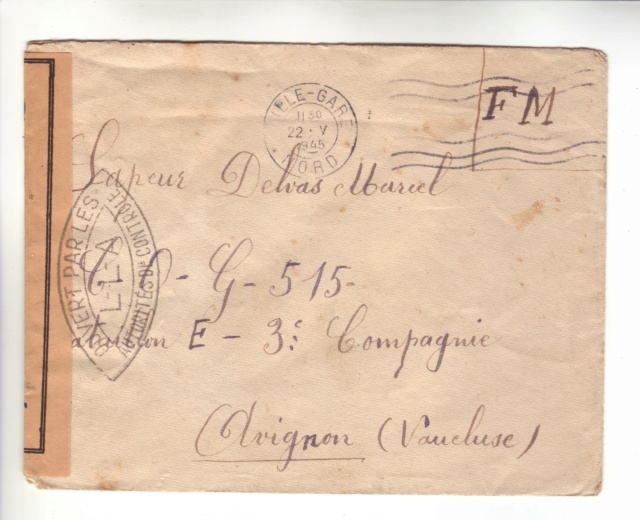 Nouveau cachet de Lille - LLA en 1945. Lla_r10