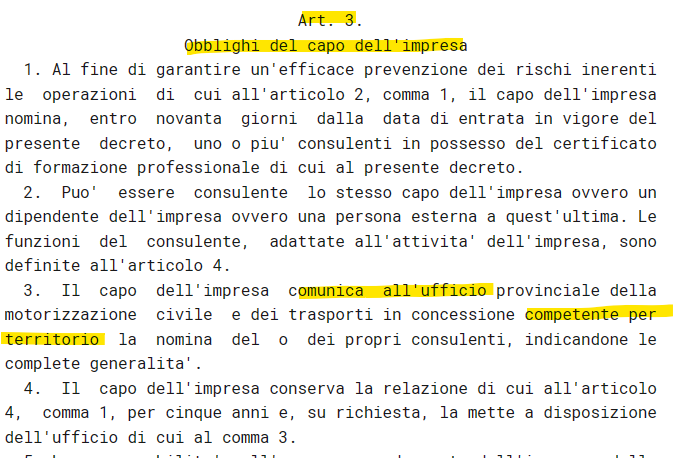 Comunicazione alla motorizzazione Immagi10