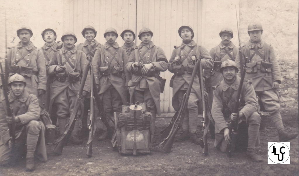 Tenues de l'Infanterie Coloniale par la photographie, Marsouins 1914-1918 (Fr) 02712