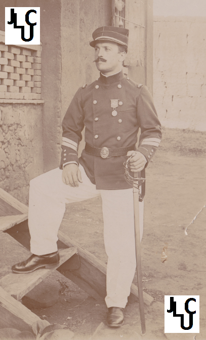 Tenues de l'Infanterie de Marine par la photographie, 1883-1914 (Aux colonies) 03410