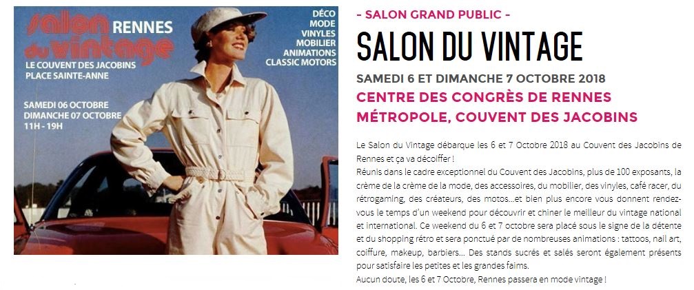 Salon du vintage Rennes 6/7 octobre 2018 Captur12