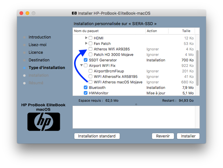HP ProBook EliteBook macOS / HP ProBook EliteBook Package Creator Captu213
