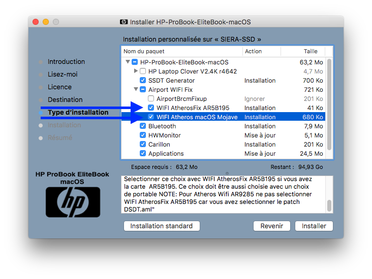 HP ProBook EliteBook macOS / HP ProBook EliteBook Package Creator Captu214