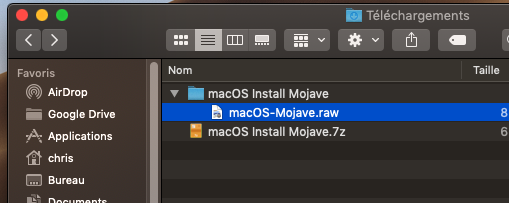 WINDOWS. -  Clef USB macOS Mojave / macOS High Sierra / macOS Sierra dans Windows - Page 23 Captu224