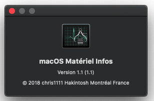 macOS Matériel Infos Captu898
