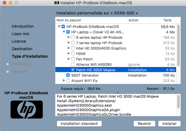 HP ProBook EliteBook macOS / HP ProBook EliteBook Package Creator Captur72