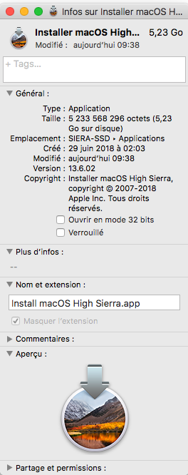Mise a jour macOS High Sierra 10.13.6 (17G65) Captur96