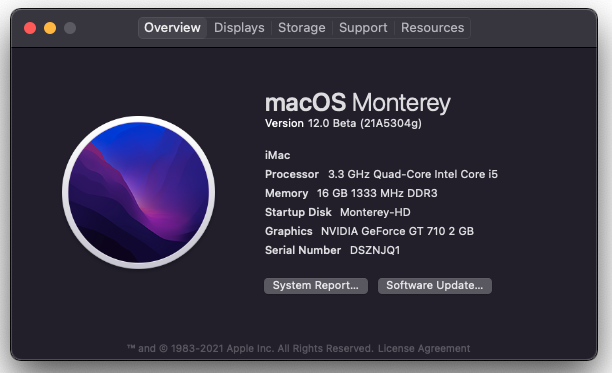 macOS Monterey 12.0 / 12.1 / 12.2 / 12.3 / 12.4 / 12.5  Beta - Page 7 Dell_o10