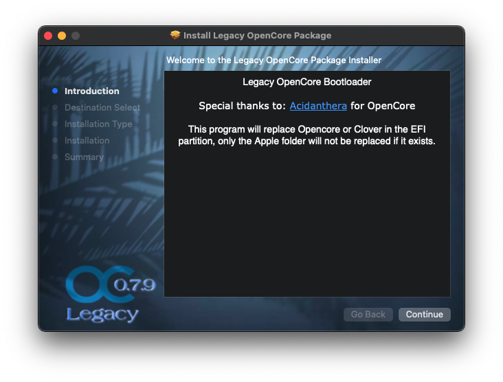 OpenCore Legacy Scree428