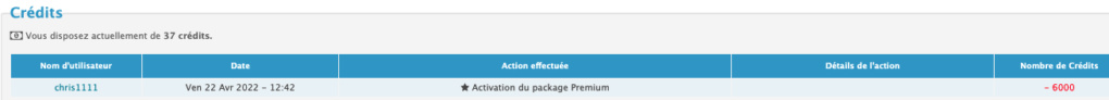 Publicité s'affiche malgré l'achat du package premium Scree506