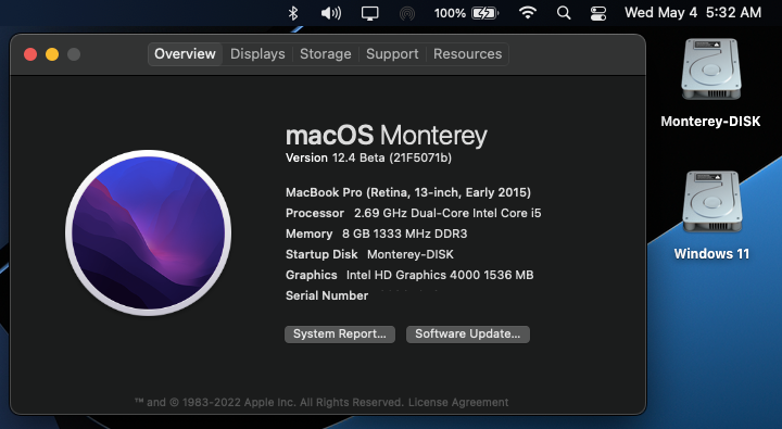 macOS Monterey 12.0 / 12.1 / 12.2 / 12.3 / 12.4 / 12.5  Beta - Page 13 Scree517