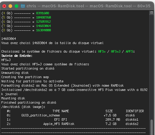 macOS-RamDisk Scree737