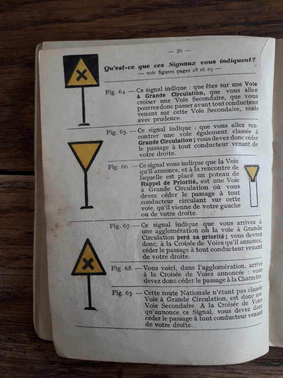 Signalisation routière dans les années 40 20181020