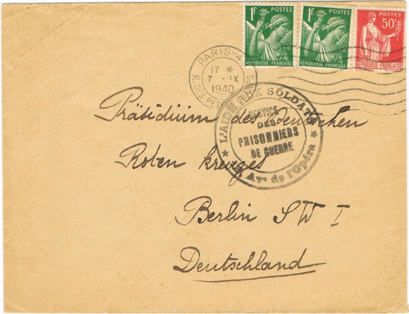 Cachet de censure « Geprüft XI » ABP Berlin Ccf24010