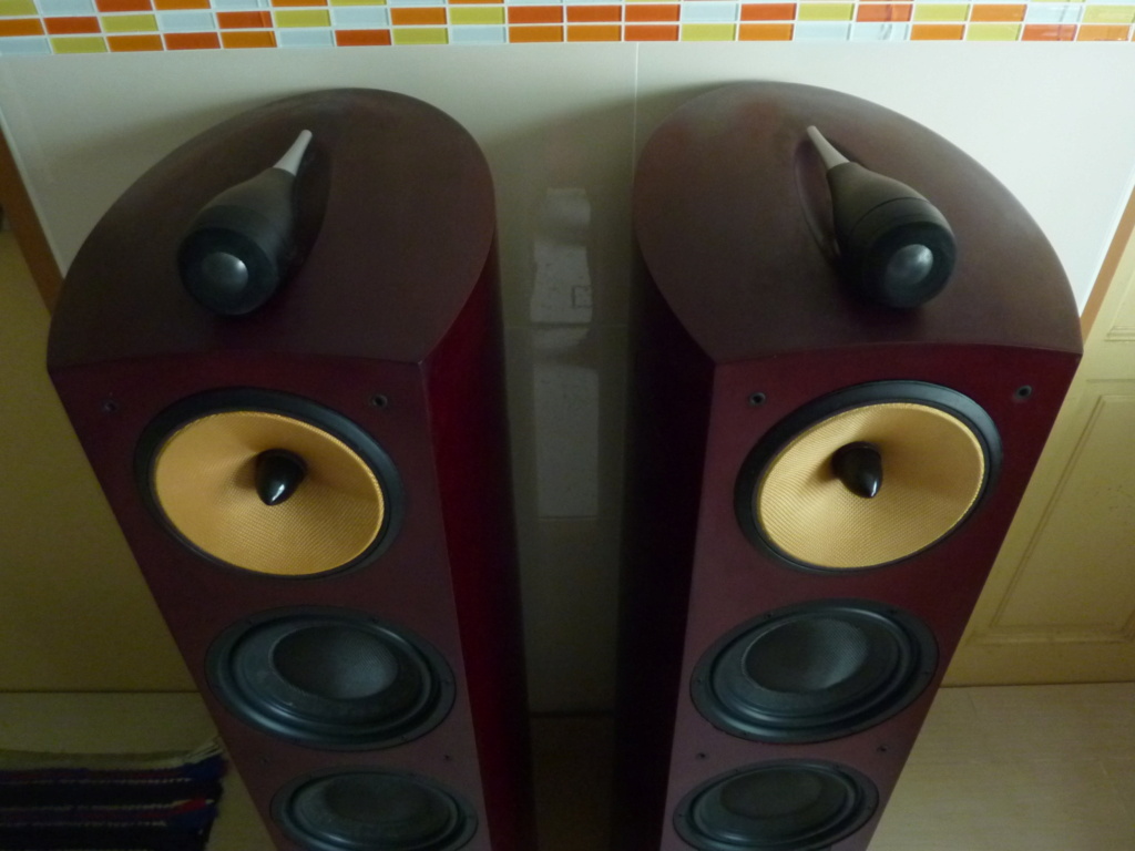 B&W Nautilus Series 803 Floor Stand Speakers (Used) SOLD P1070546