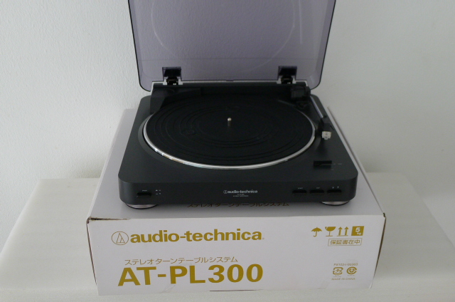 audio-technica ステレオ AT-PL300 BK - スピーカー