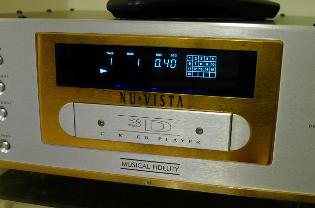 Musical Fidelity Nu-Vista 3D CD Player, Limited-Edition  (Used) SOLD P1150845