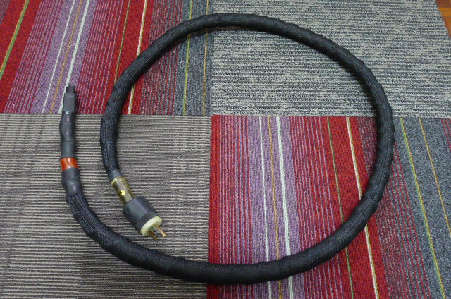 NBS top model Black Label Power Cord, 6 ft (Used) SOLD P1160323