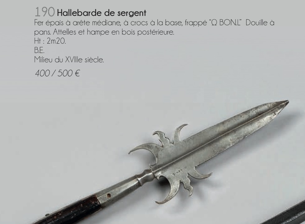 Hallebarde pour sergeants 1714 Fulls110