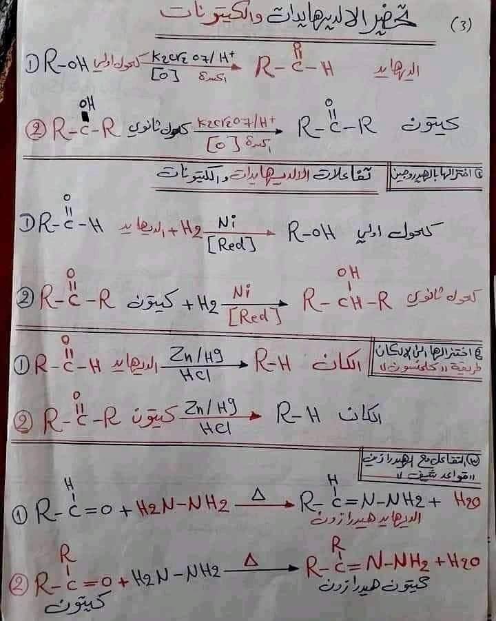 توقعات امتحان الكيمياء للثانوية العامة مستر محمد النمر 3282