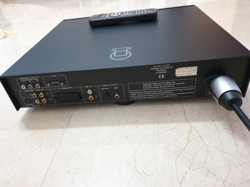 Primare V25 CD/DVD Player (Sold) Back11