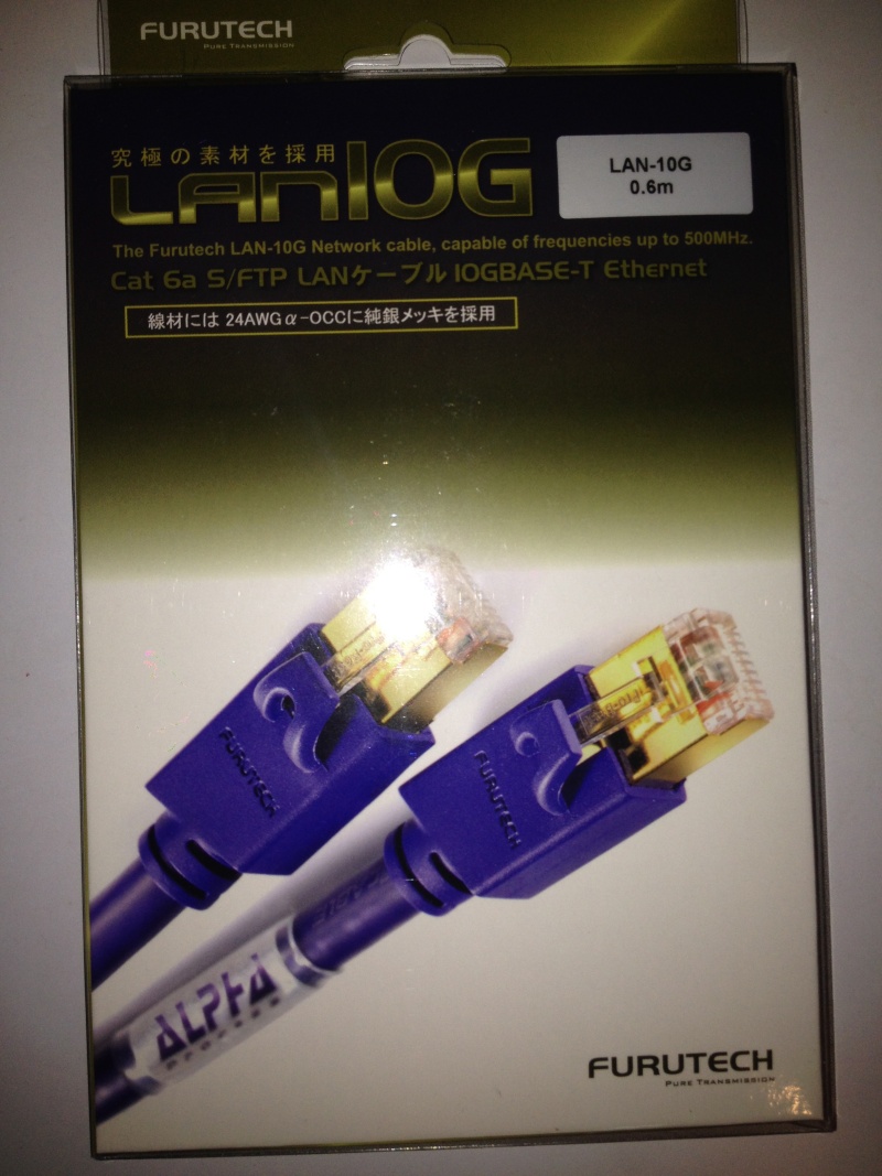 Furutech Cat-6 LAN-10G network cable (Sold) Img_2910