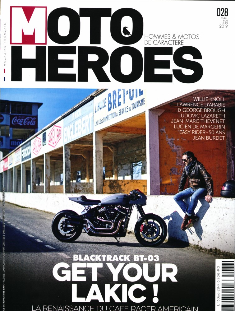 Moto heroes,avril,mai,juin:Lakic,café racer américain.... Mh13